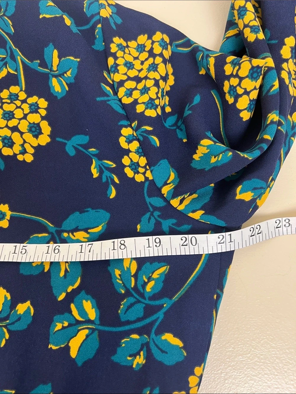 NWT J. Crew 365 Golden Floral Crepe Wrap Dress Preppy Classic Womens 14